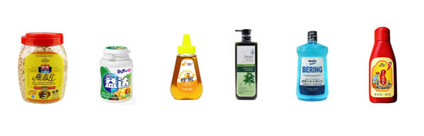 全自動砂輪片專用貼標(biāo)機樣品圖